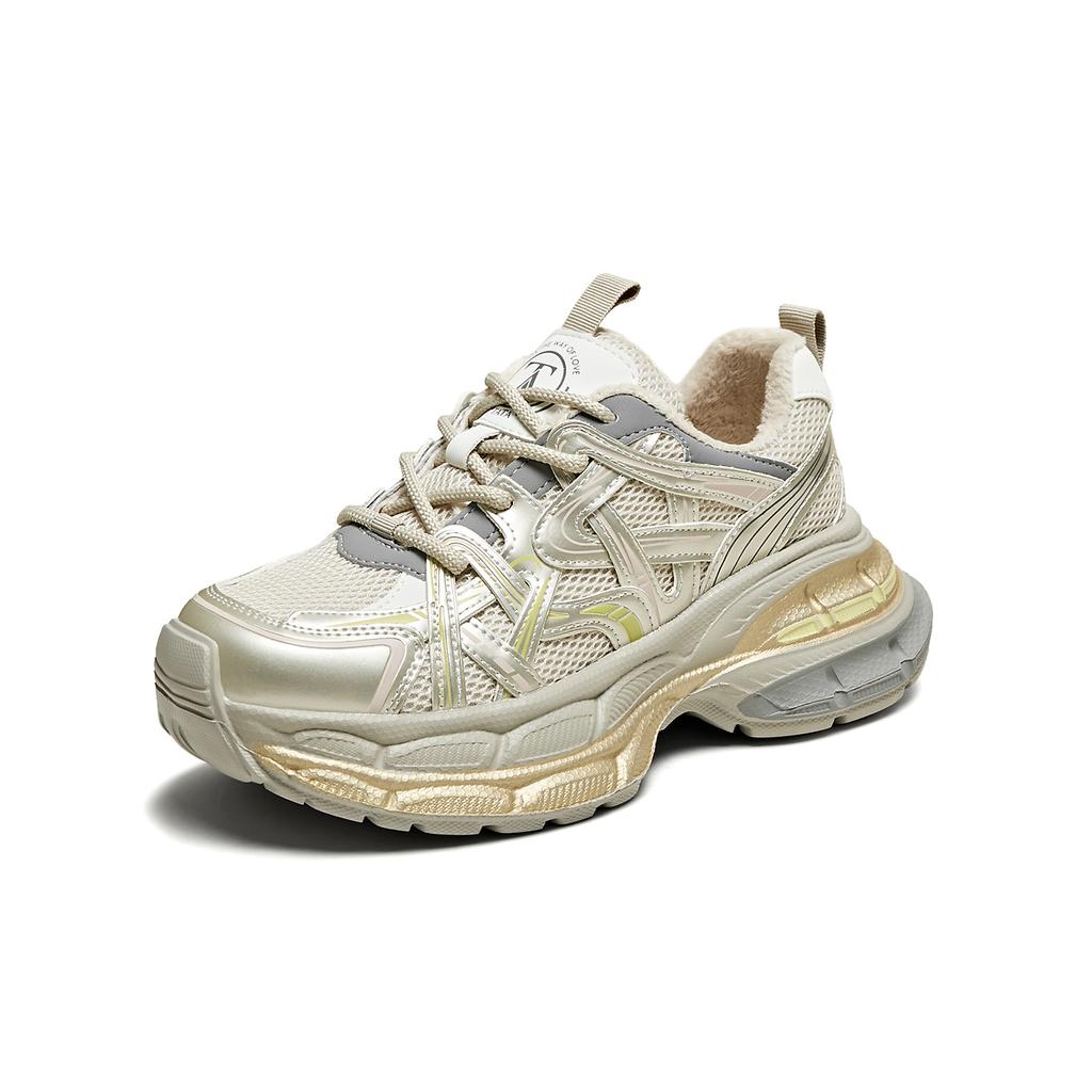 TATA/He She 2025 Spring Fashion Casual Dad Shoes Women's New Style CZ201AM5