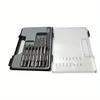 8 Pcs Set of Stone Drill Bits Impact Drill Bit Combination Two Pits and Two Grooves Alloy Concrete Drilling Woodworking Tools