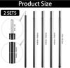 Adjustable tent support rod 2 sets (including storage bag)