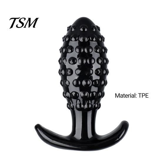 Anal Stimulator Plug Ergonomic Fast Adaptation TPE Sexual Stimulation Dildo Sex Toy Safe