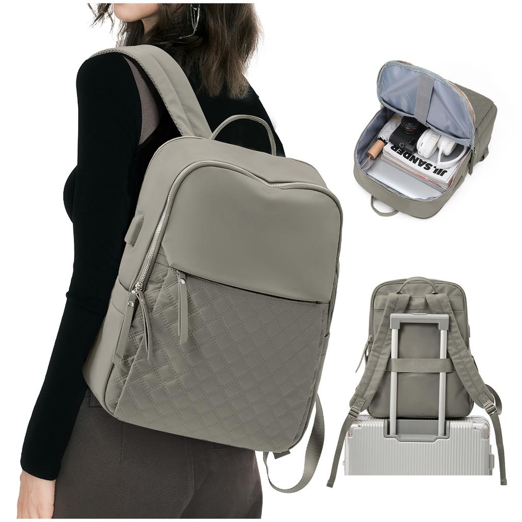 2024 New Women Backpacks Travel Fashion Daypack Lightweight Schoolbag Nylon Shoulder Bag Ladies Casual Handbag Laptop Backpacks