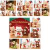 Adorable Round-eyed Teddy Bear Plush Toy For Christmas Decoration And Gift