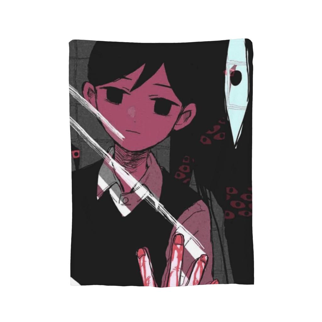 Omori Kel Aubrey und Hero Decke Flanell Bedruckt Spiel Multifunktionale Weiche Überwurfdecken für Bettwäsche Schlafzimmer Plüsch Dünne Steppdecke