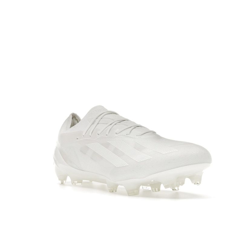 Adidas Unisexové kopačky X Crazyfast.1 FG Triple White Cloud-White GY7418