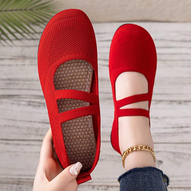 Women's shoes spring cloth shoes fashion casual versatile single shoes one pedal mother shoes