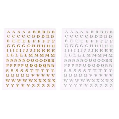 5Sheets Letters Metal Stickers Resin Mold Fillers Jewelry Making Material Epoxy Filling Materials Epoxy Resin Supplies