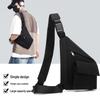 Men's Multifunctional Crossbody Triangle Bag - Casual Shoulder and Sports Chest Bag for Outdoor Cycling