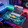 Custom Name Personalized Final Fantasy Pattern Mousepad, Laptop PC Desk Mat, Decorative Desk Mat for Home Keyboard Pad Gift