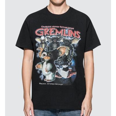 T-shirts d'été pour hommes Gremlins graphiques Pur coton Sport Décontracté Haut Ample Grande taille Unisexe Haut Hommes Unsiex T-shirt Oversize