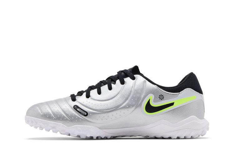Men's Sneakers Nike Tiempo Legend 10 Academy TF Metallic Silver Volt Black Metallic Silver/Volt/Black