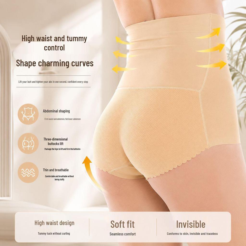 Women's High-Waist Breathable Butt-Lifting Shapewear: Seamless, Comfortable Postpartum Body-Contouring Shorts