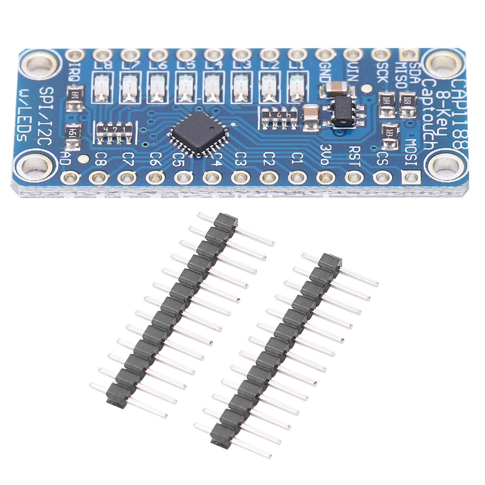 

Capacitive Touch Module Sensor Digital 8 Button Key Interface Switch I2C SPI CAP1188