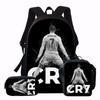 3PCS CR7 Soccer Star Pattern Backpack Set – Large-Capacity Casual Backpack with Matching Clutch & Tote Bag, Perfect for Daily