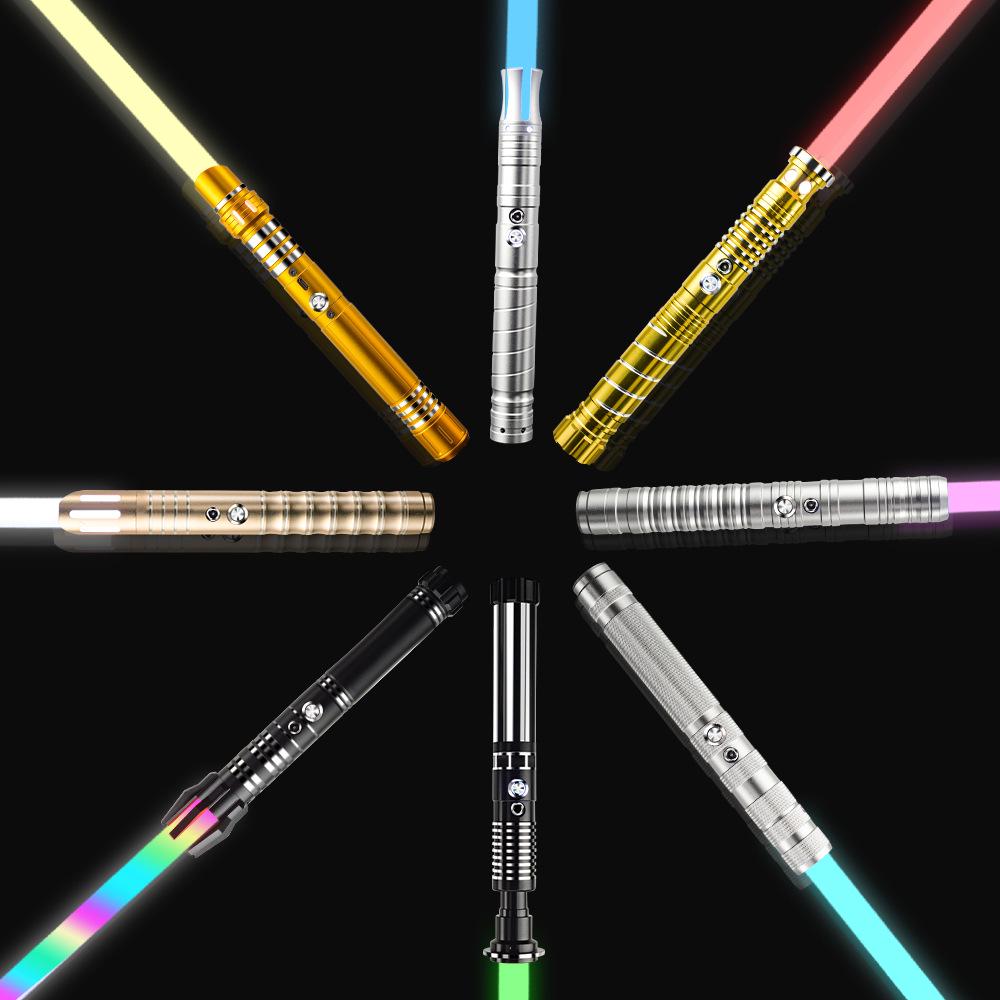 Cutie Cadou Premium Sabie Laser Star Wars din Metal - Reîncărcabilă, Jucărie Luminoasă pentru Copii