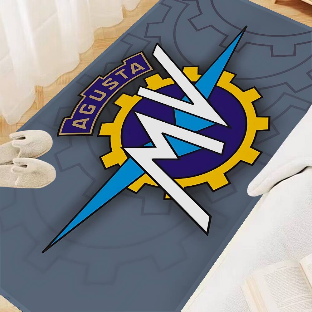 M MV A Agusta Door Mat Washable Non Slip Living Room Sofa Chairs Area Mat Kitchen Doormat Area Rug