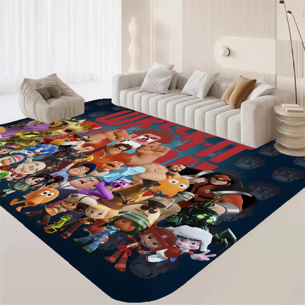 

W-Wreck-It R-Ralph Bath Mat Kids Room Bedroom Decoration Balcony Anti-Slip Doormat Living Room Alfombra 40x60cm