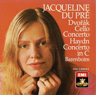 CD JACQUELINE DU PR? - ANTON?N DVO??K  - Cello Concertos CDC7476142 Angel Records 1986 US Classical Used