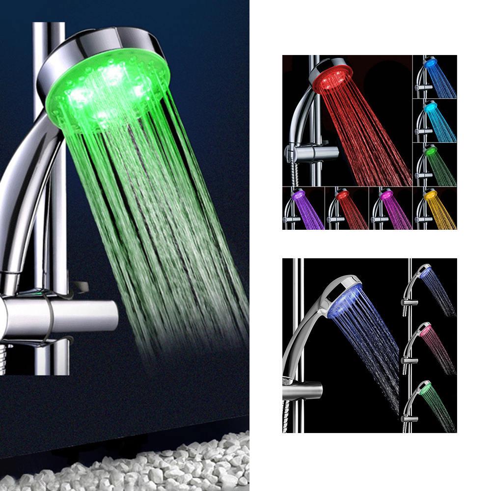 Buy Rain Shower LED Light Shower Head LED Light Water Bath Home