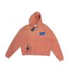 Unisex Oversized Hooded Zip-Up Sweatshirt Water Washed Distressed Streetwear Pullover Winter Casual Top