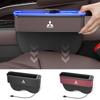 Car Seat Gap Organizer USB Charging Multifunction Storage Box For Mitsubishi Outlander Pajero Asx Lancer EX Evolution X Ralliart SF9