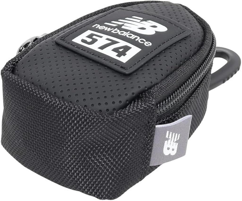 New Balance Golf Ball Holder [Synthetic Leather Series] (Holds 2 Balls) / 012-5284004 010_Black FR