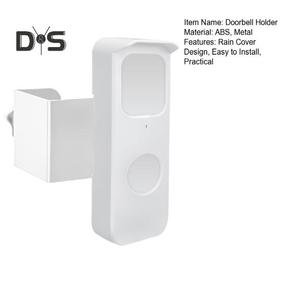 Türklingelhalterung Diebstahlsichere Video-Türklingelkamerahalterung Regenschutzdesign Einfache Installation Türklingelhalterung