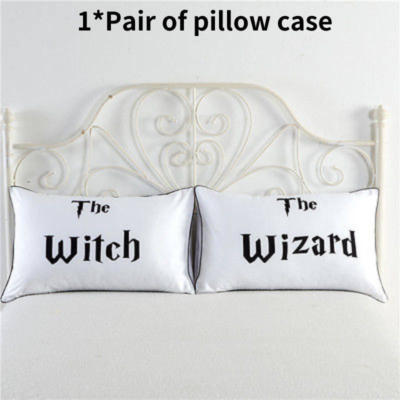 Couple 1 Pair Lovers Home Decor Pillow Case Sofa Waist Throw Cushion Cover