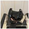 Retro Solid Color PU Leather Shoulder Underarm Bag Women's Fashion Handbags Casual Purses and Handbag Ladies Hand Bags for Daily