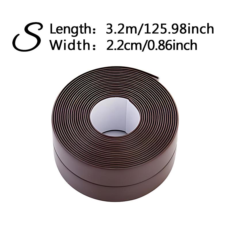 1PC S Size Bathroom Waterproof Wall Stickers Sealing Tapes 2.2cm Width Self Adhesive Anti Mold Tape Bathroom Kitchen Supply ZYF