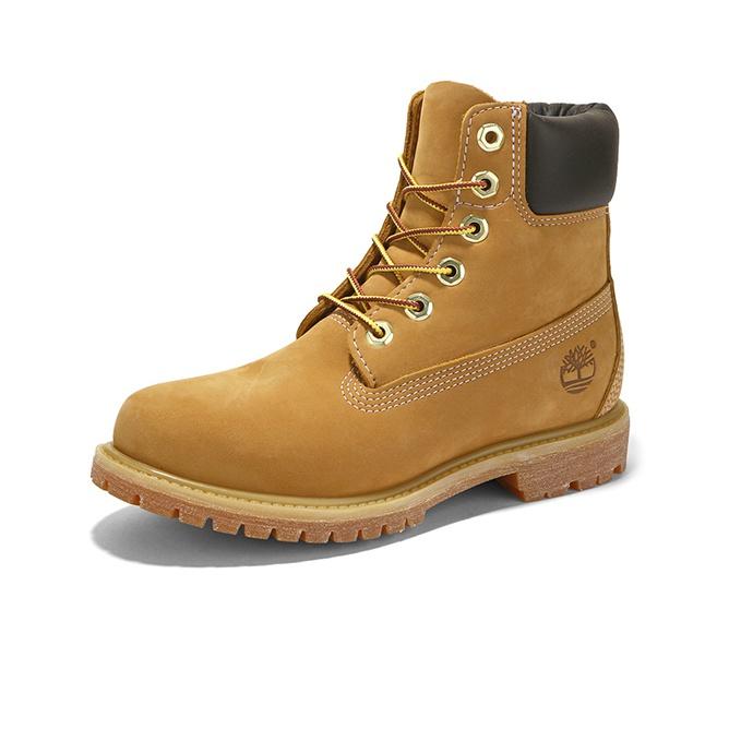 Timberland Premium Series Suede Warm Durable Short Outdoor Boots Women Boots Yellow 10361M