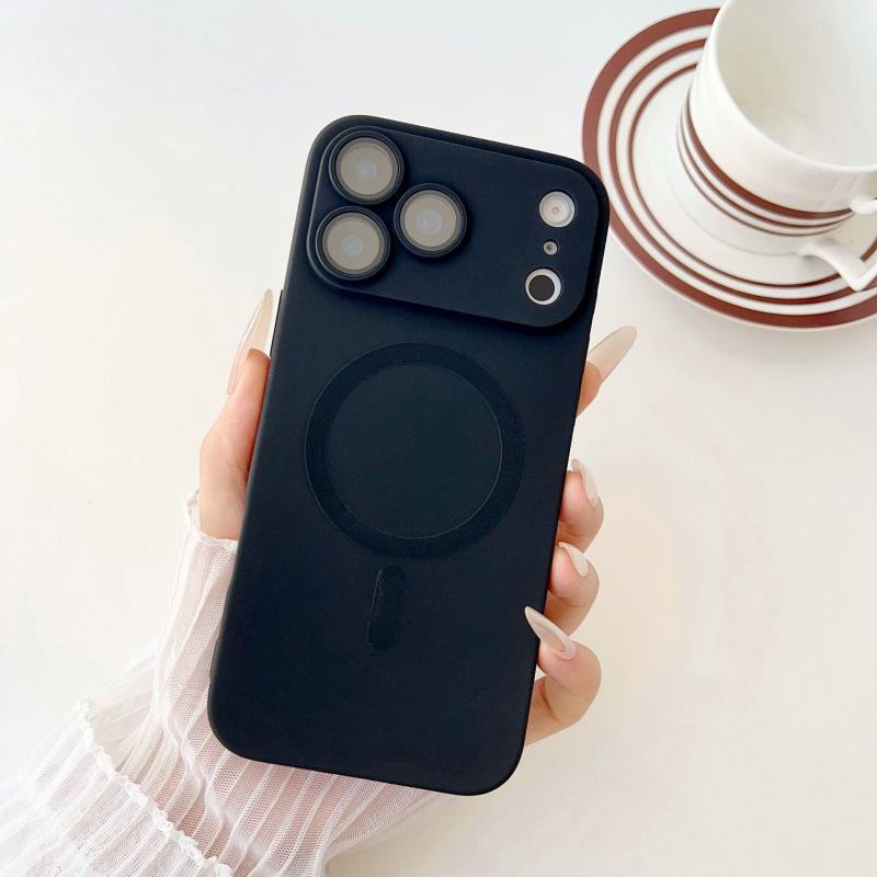 iPhone 17 Metal Paint Compatible Case, ImageSafe Magnetic Protective Cover for Apple 16 Pro Max, 14/15