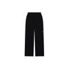 Ss24 Loose Vintage Style Plain Front Logo Knit Sweatpants Unisex Sweatpants Black WD-TA1-24-812-U-BK