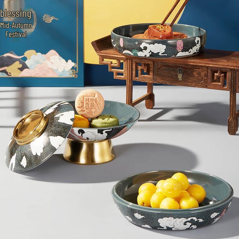 JINGREPUBLIC Golden Rabbit Reunion Dinnerware Set