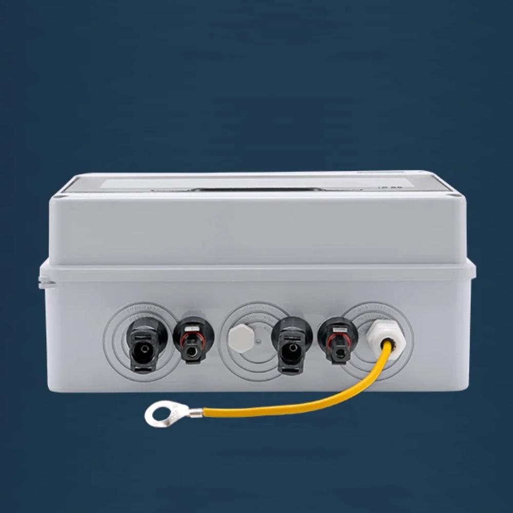 Solar Photovoltaic PV Combiner Box With Lightning Protection 1 In 1 Out DC 600V Fuse MCB SPD Waterproof Box IP65 Wholesale