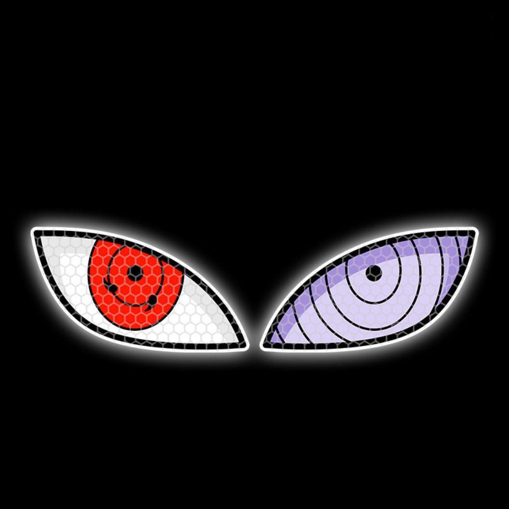 14.5cm Moto Reflective Eye Stickers PVC Motorcycle Helmet Decals New Safety Warning
