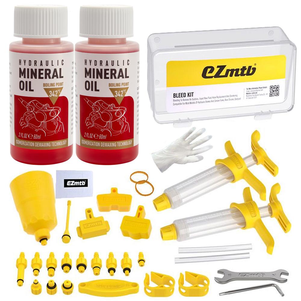 60Ml Bicycle Brake Oil Mountain Bikes Maintenance Brake Fluid Mineral Oil System Fluid Bike Repair Accessories Oil Injector