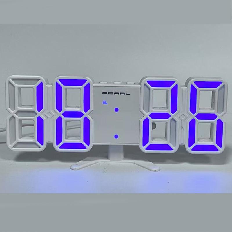 

3D Светодиодный Цифровой Будильник для Студентов - Современные Настольные Часы для Дома и Гостиной
