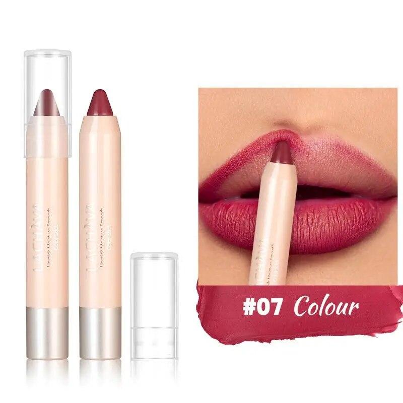 Lip Liner Pen Tint Sexy Red Matte Lip Contour Tint Lipstick Lasting Nonstick Cup Pen Lips Makeup Waterproof Cosmetic
