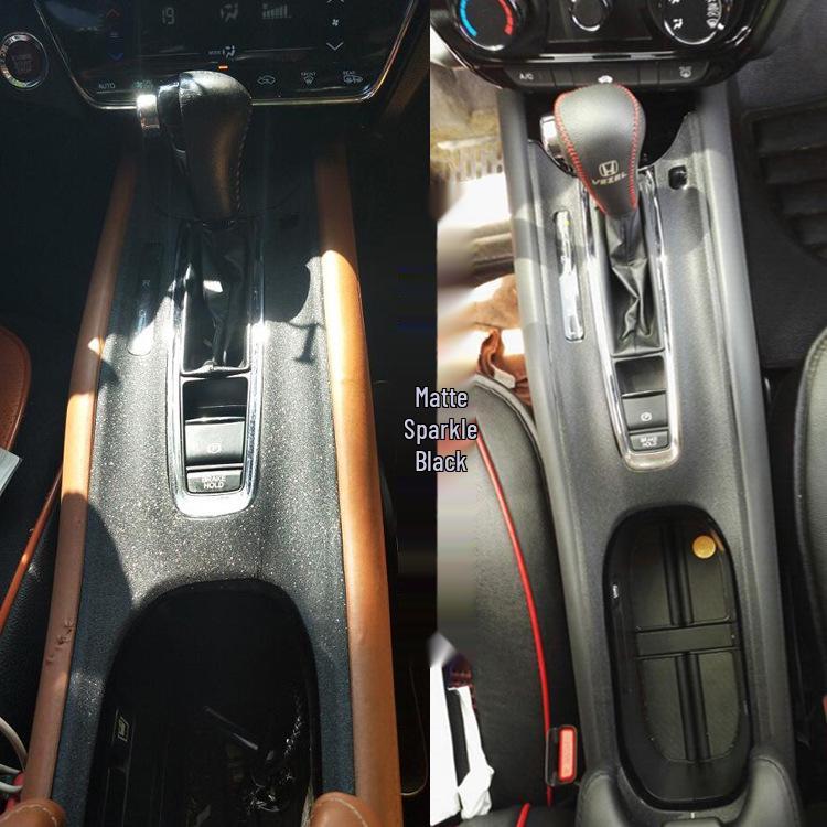 Honda XRV Vezel Gear Shift Console Carbon Fiber Interior Stickers