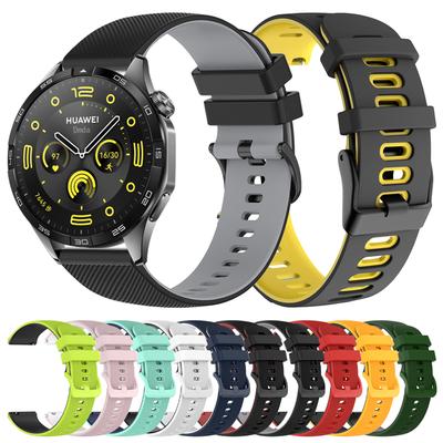 Classic 22mm 20mm Silicone Strap For HUAWEI WATCH GT 4 Pro 46mm Band GT 3 SE 2 42mm Bracelet HONOR Magic Watch 4 GS 3 Pro ES Replacement