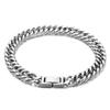 Unisex Cuban Cut Edge Titanium Steel Bracelet - Simple Whip Chain Fashion Jewelry