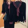 2026 Spring & Autumn Lace Top: Stylish, Versatile, Age-Defying Long Sleeve Loose Shirt