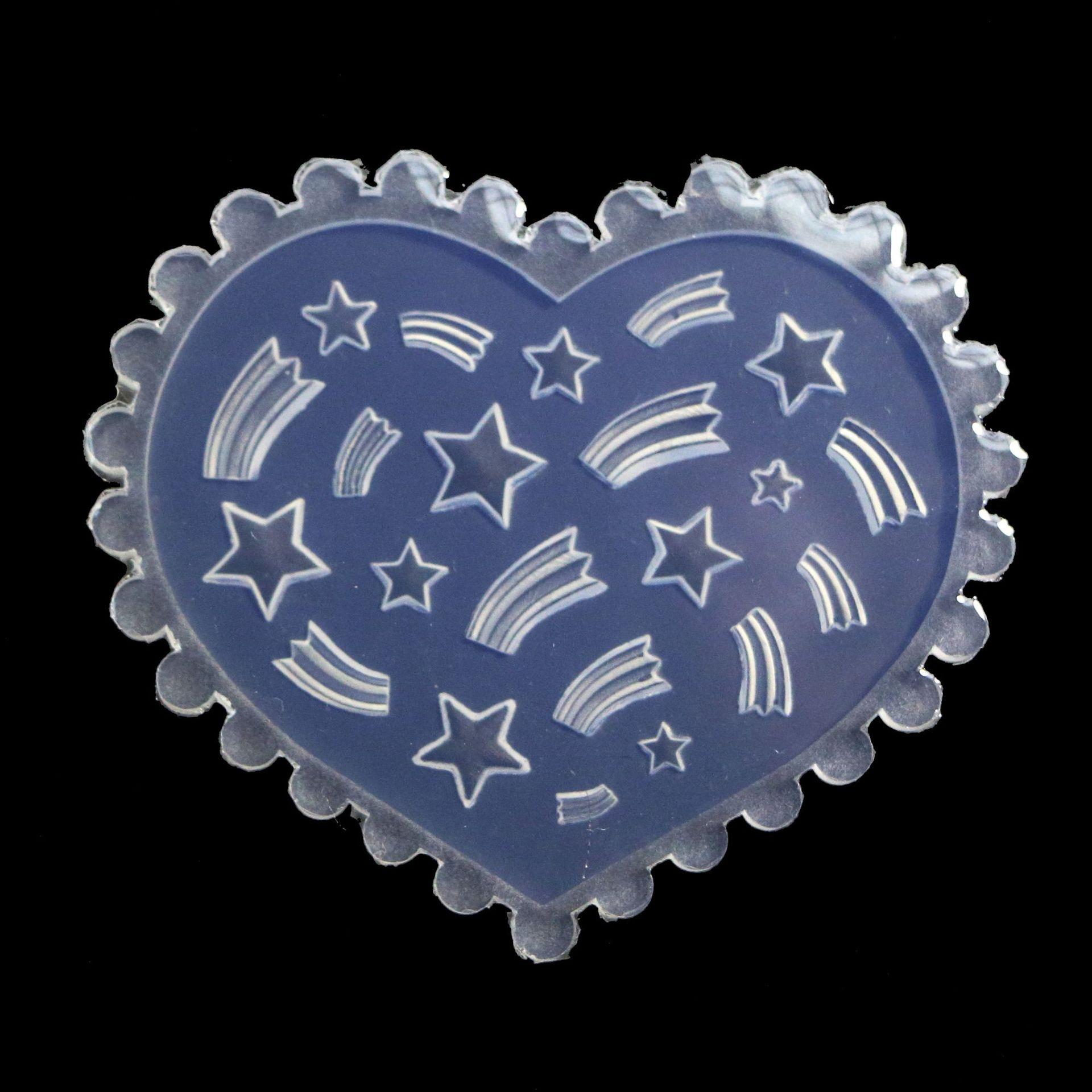 

Набір силіконових скребків для нейл-арту. Металева ручка. Штамп для манікюру. Інструмент для зображення пластини.