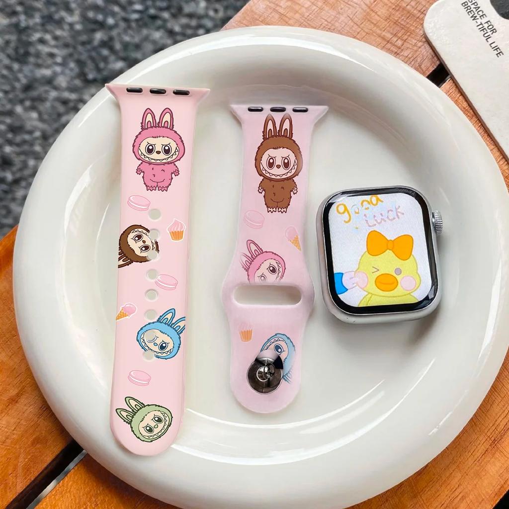 Weiches Silikonarmband für Apple Watch Serie 10 42mm 46mm 44mm 45mm 40mm 41mm correa Armband für iwatch 9 8 7 6 SE 5 4 ultra2 1 49mm Band