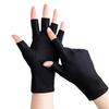 Black Half-Finger Sun Gloves, Lightweight Fingerless Gloves for Outdoor Activities