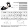 Fashion AIYUQI Sandals Women Genuine Leather 2025 Summer Crop Toe Women Sandals Fish Mouth Large Size 41 42 43 Roman Sandals Women
