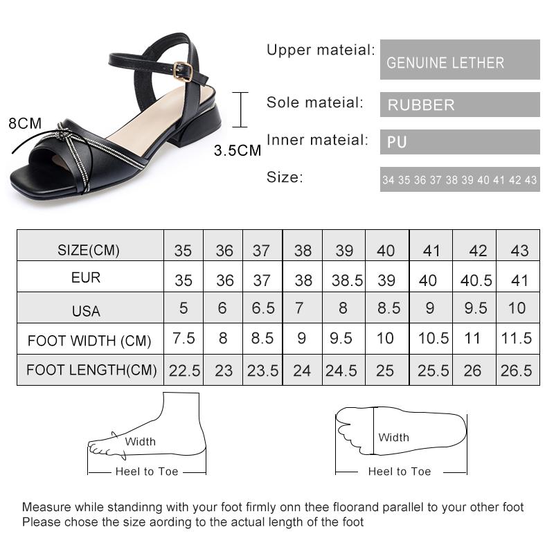 Fashion AIYUQI Sandals Women Genuine Leather 2025 Summer Crop Toe Women Sandals Fish Mouth Large Size 41 42 43 Roman Sandals Women