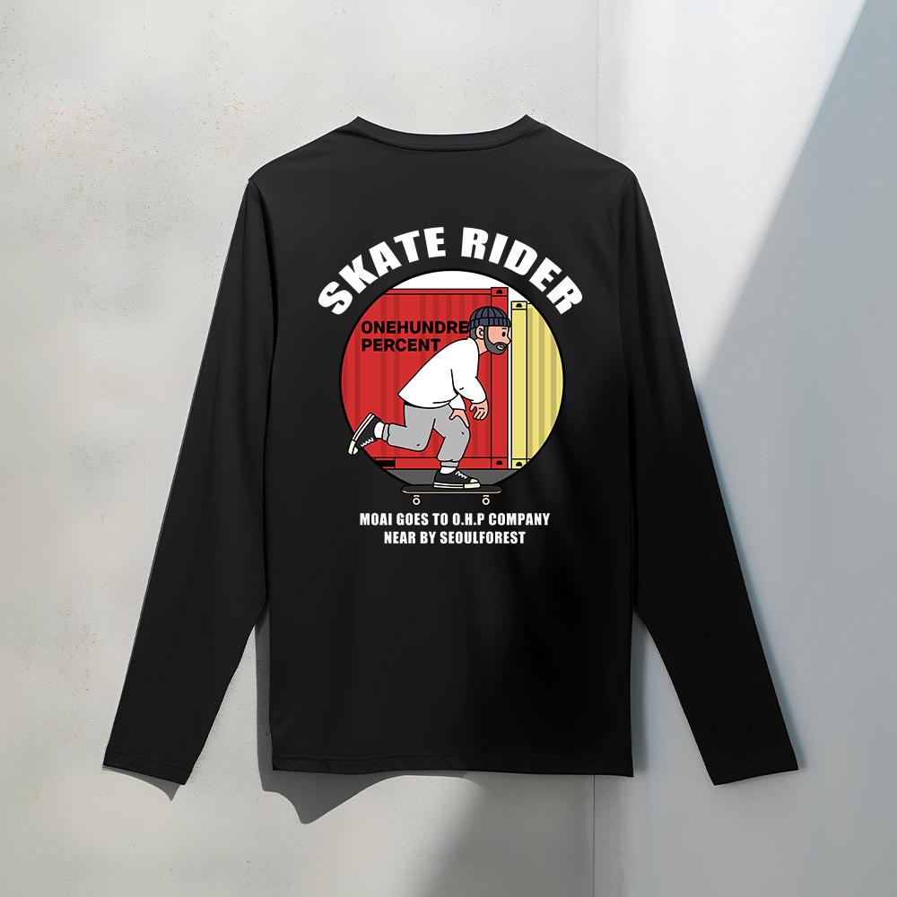 OHP Ohp X Moai Bskater No.2 Basic Long Sleeve T-Shirt