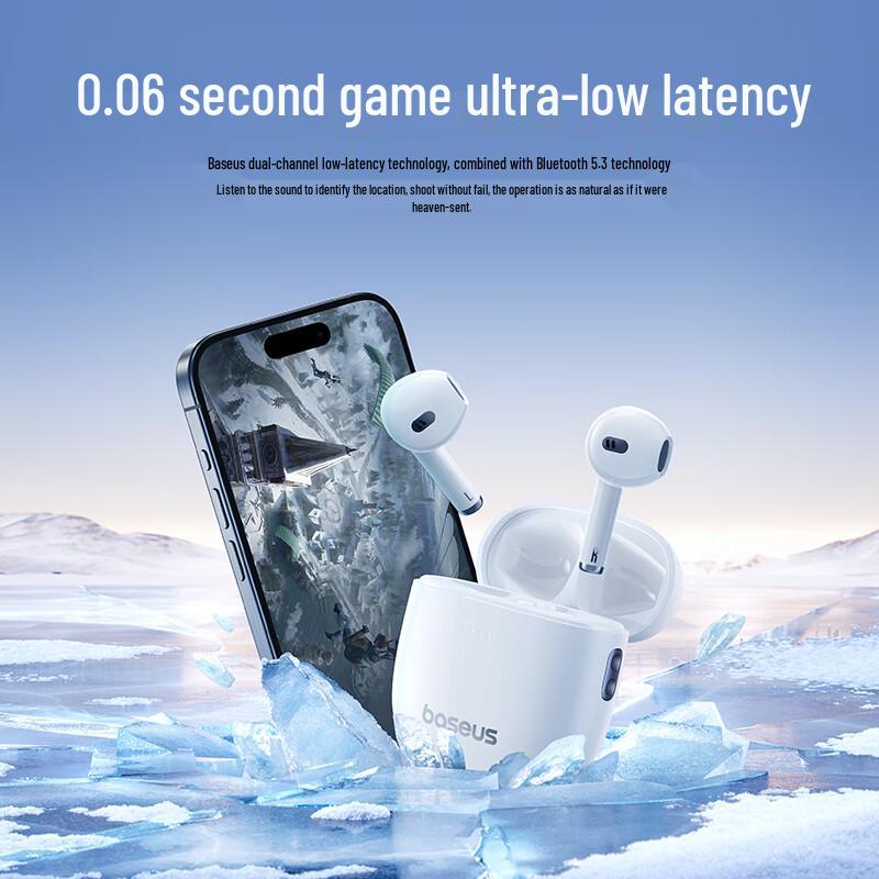 Baseus W04 & BS1 Series Semi-in-Ear True Wireless Earbuds