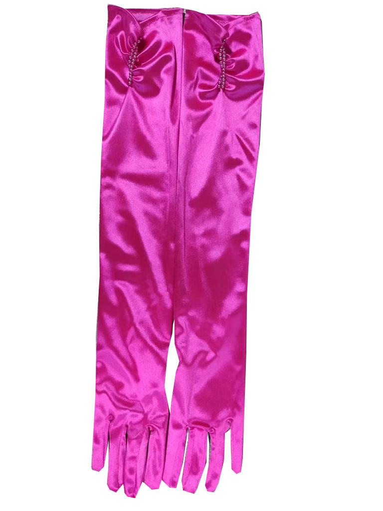 1 Paar Braut Braut Hochzeitshandschuhe Rot Schwarz Weiß Elfenbein Lang Perlenbesetzt Satin Elegant für Damen Finger gants mariage luvas de noiva